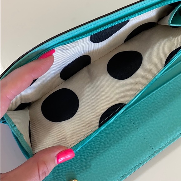 Kate Spade Tiffany Blue Snap Wallet PXRU 3896 - Picture 3 of 5